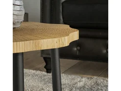 Mesa de centro carvalho 50x50x2.5 ringo
