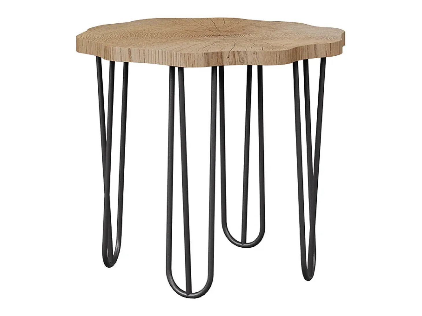 Mesa de centro carvalho 50x50x2.5 ringo