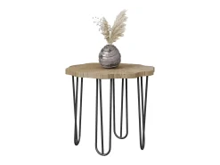 Mesa de centro carvalho 50x50x2.5 ringo