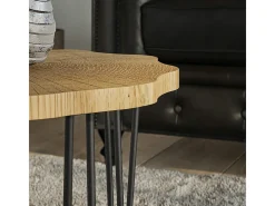 Mesa de centro carvalho 50x50x2.5 ringo
