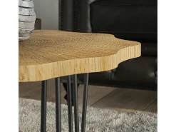 Mesa de centro carvalho 60x60x2.5 ringo