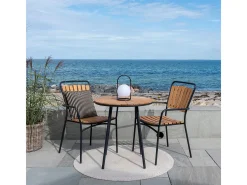 Mesa de Centro Cleveland, Castanho, 70x70x74 cm, Kendra Home