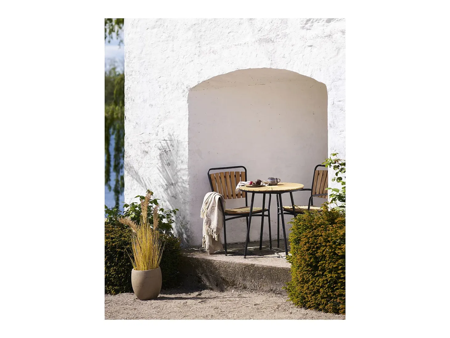 Mesa de Centro Cleveland, Castanho, 70x70x74 cm, Kendra Home