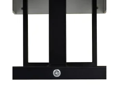 Mesa de centro clássica em preto e branco - Tampo preto brilhante