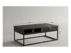Mesa de centro coleção MADEIRO. Móvel estilo CONTEMPORÂNEO.