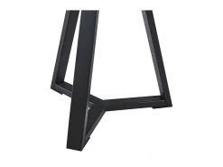 Mesa de centro coleção PASAO cor carvalho envelhecido, ideal para uma sala de estar rústica.