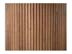 Mesa de centro coleção VAGOS efeito carvalho envelhecido diâmetro 50 cm