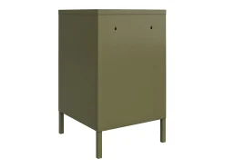 Mesa de centro com 2 gavetas em MDF branco