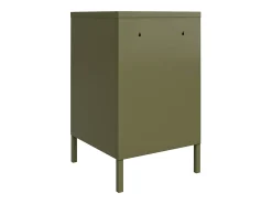 Mesa de centro com 2 gavetas em MDF branco