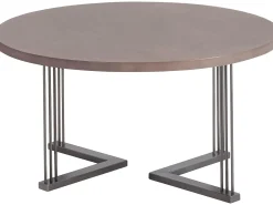 Mesa de centro com 1 gaveta em pinho castanho