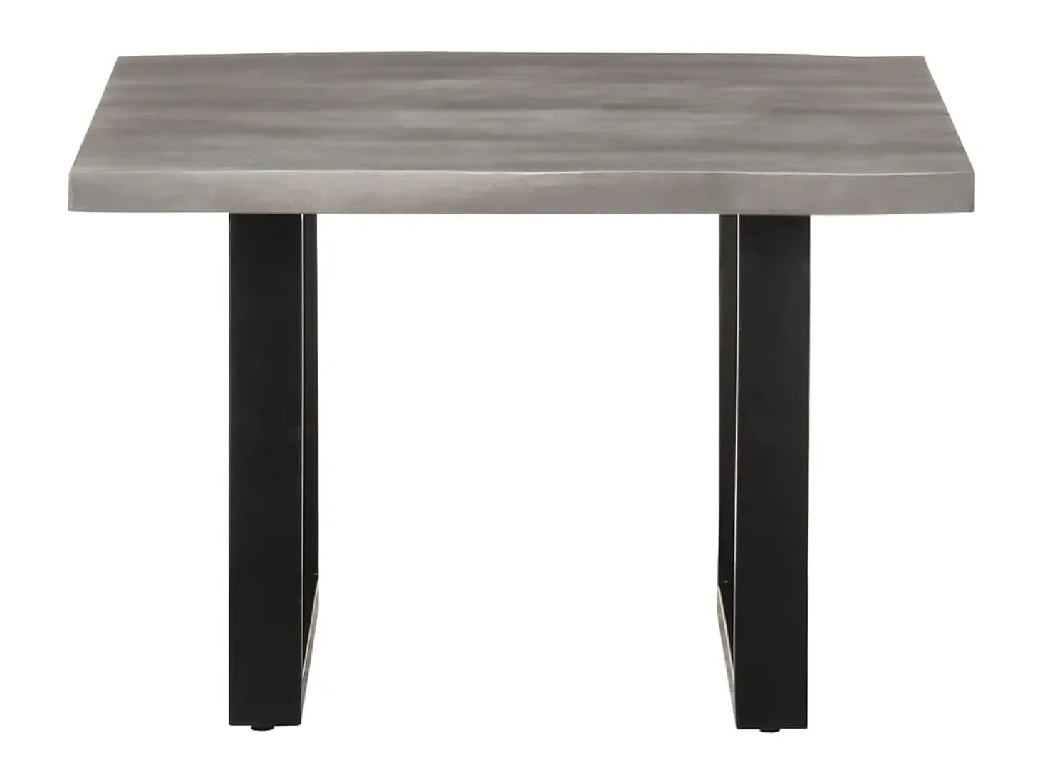 Mesa de centro com arestas vivas 60x60x40 cm acácia maciça PT509836