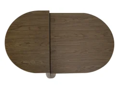 Mesa de centro com folheado de nogueira - Castanho natural - VARAJA