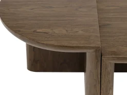 Mesa de centro com folheado de nogueira - Castanho natural - VARAJA