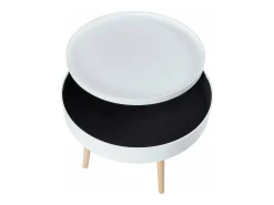 Mesa de centro com tampo removível 45 x 60 cm branca 03_0008427