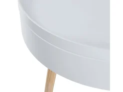 Mesa de centro com tampo removível 45 x 60 cm branca 03_0008427