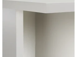 Mesa de centro com tampo laminado de 3 cm taupe 100x60 cm