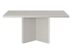 Mesa de centro com tampo laminado de 3 cm taupe 100x60 cm