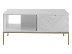 Mesa de centro Daria branco 69cm
