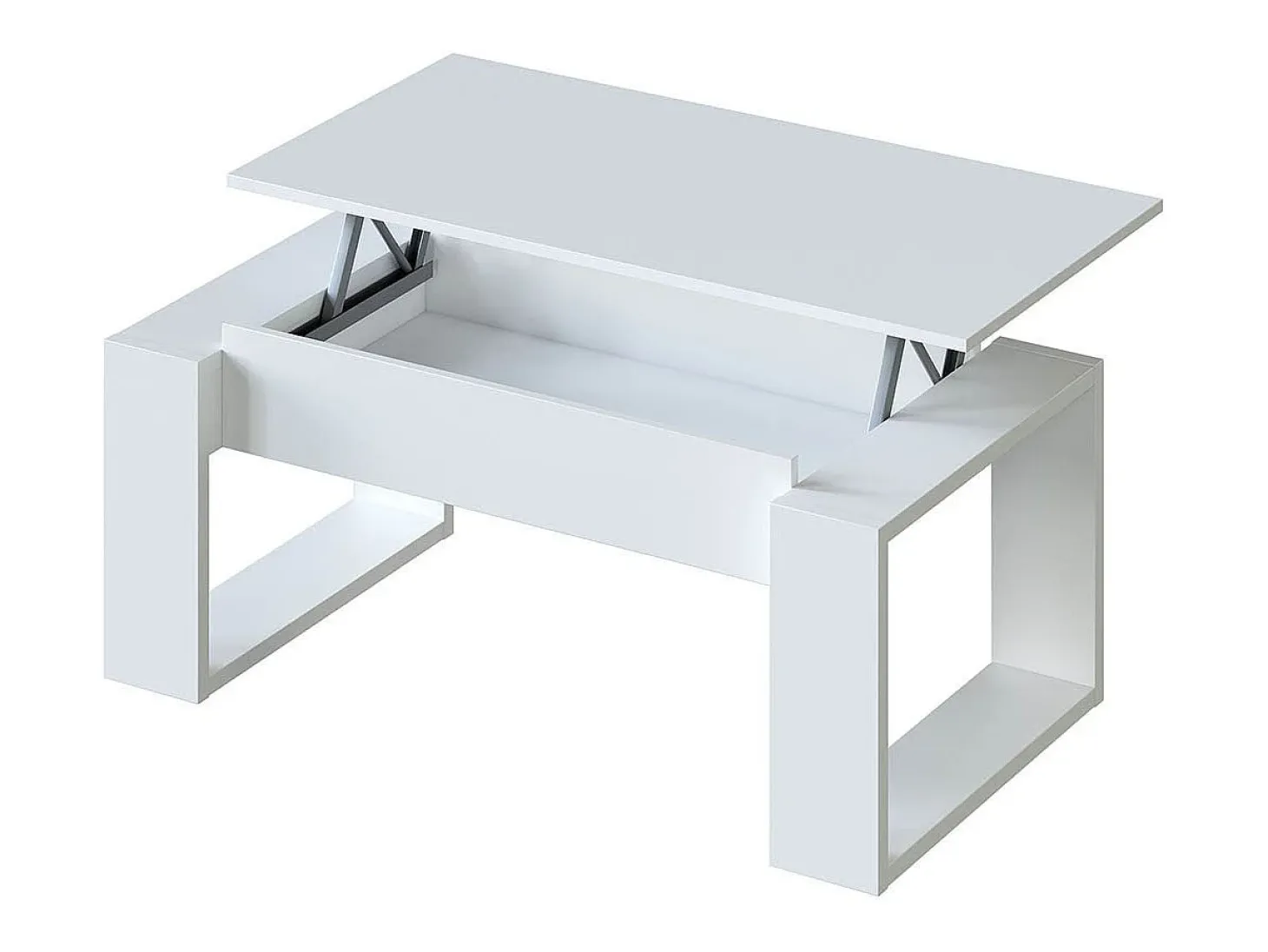 Mesa de centro de design com tampo elevatório L102 cm - Ciara, ideal para espaços pequenos