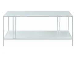 Mesa de centro de metal 47 x 110 x 55 cm branca 03_0008454