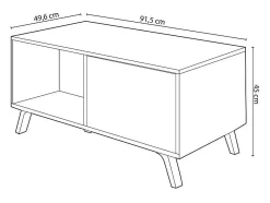 Mesa de centro de vento