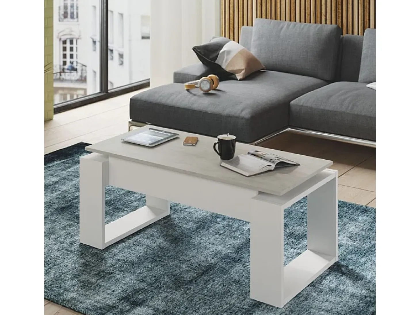 Mesa de centro elevatória Nova