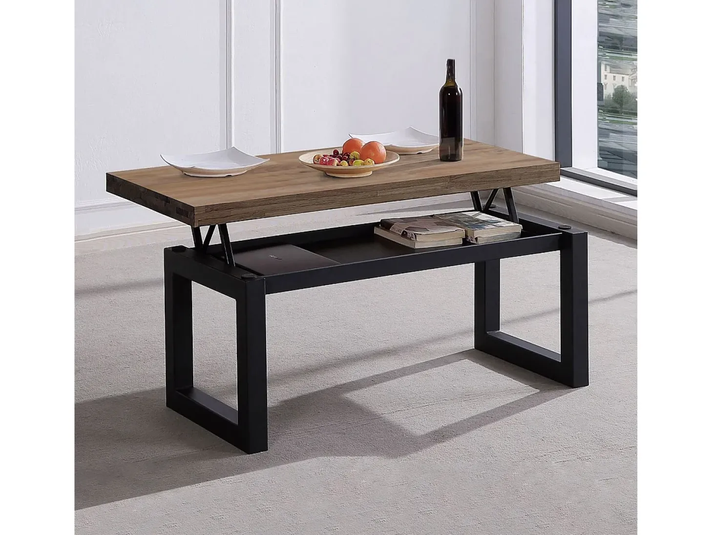 Mesa de centro elevatória Loft