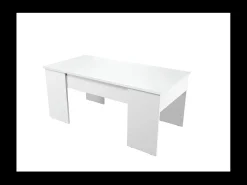 Mesa de centro elevável Artik branca (mate) 45-56x100x50 cm