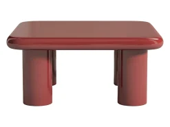 Mesa de centro em MDF - Bordô lacado - TAMISDA