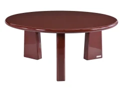 Mesa de centro em MDF - Bordô laqueado - ZINAPA