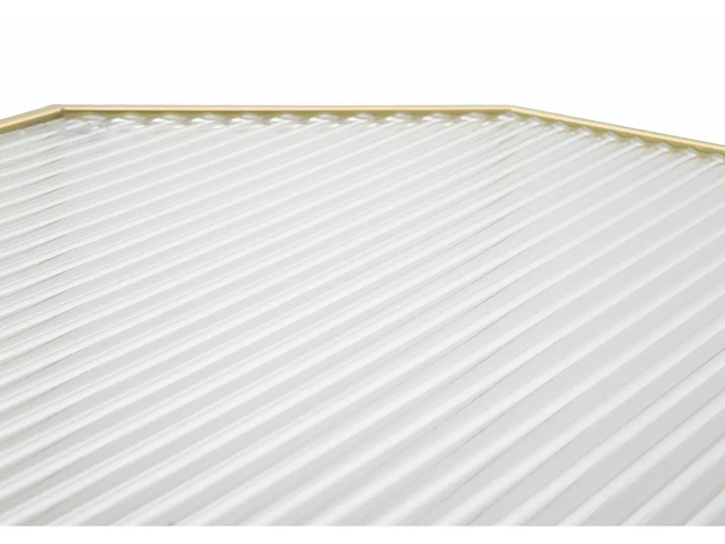 Mesa de centro George, Mesa de centro baixa, Porta-revistas para sofá, Estante de sala, Dourado, 50x46 h100 cm
