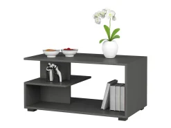 Mesa de Centro Grafite Cinza PIN - Design Moderno em Laminado