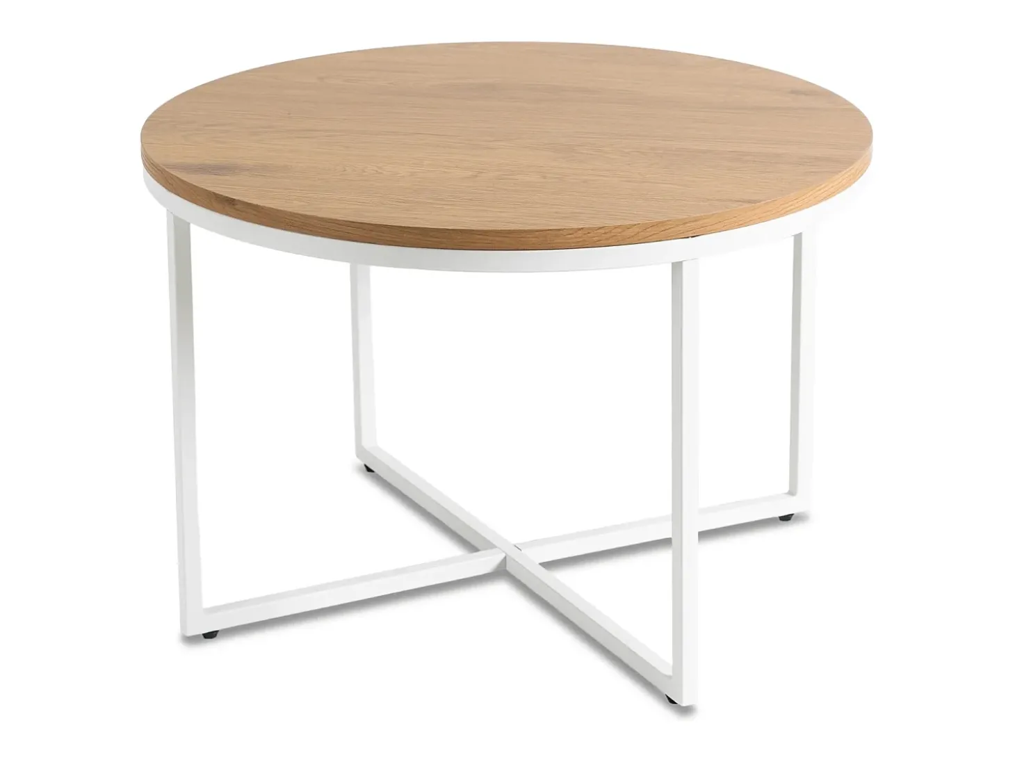 Mesa de centro Hantel Carvalho Dourado / Branco