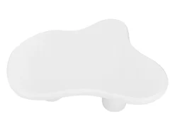 Mesa de centro irregular em forma de nuvem branca - Madeira MDF 97x67x32cm
