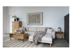 Mesa de Centro Kyoto, Castanho, 100x50x45 cm, Kendra Home