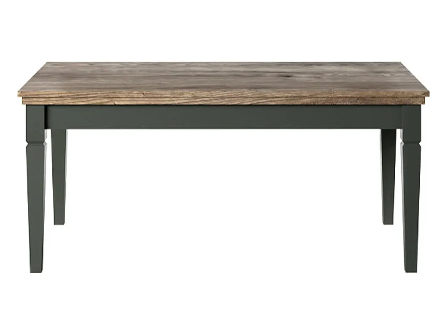 Mesa de centro Martin verde e madeira 60cm