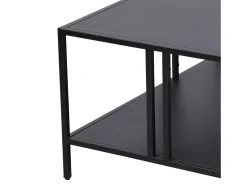 Mesa de centro metálica 40 x 80 x 80 cm preta 03_0008453