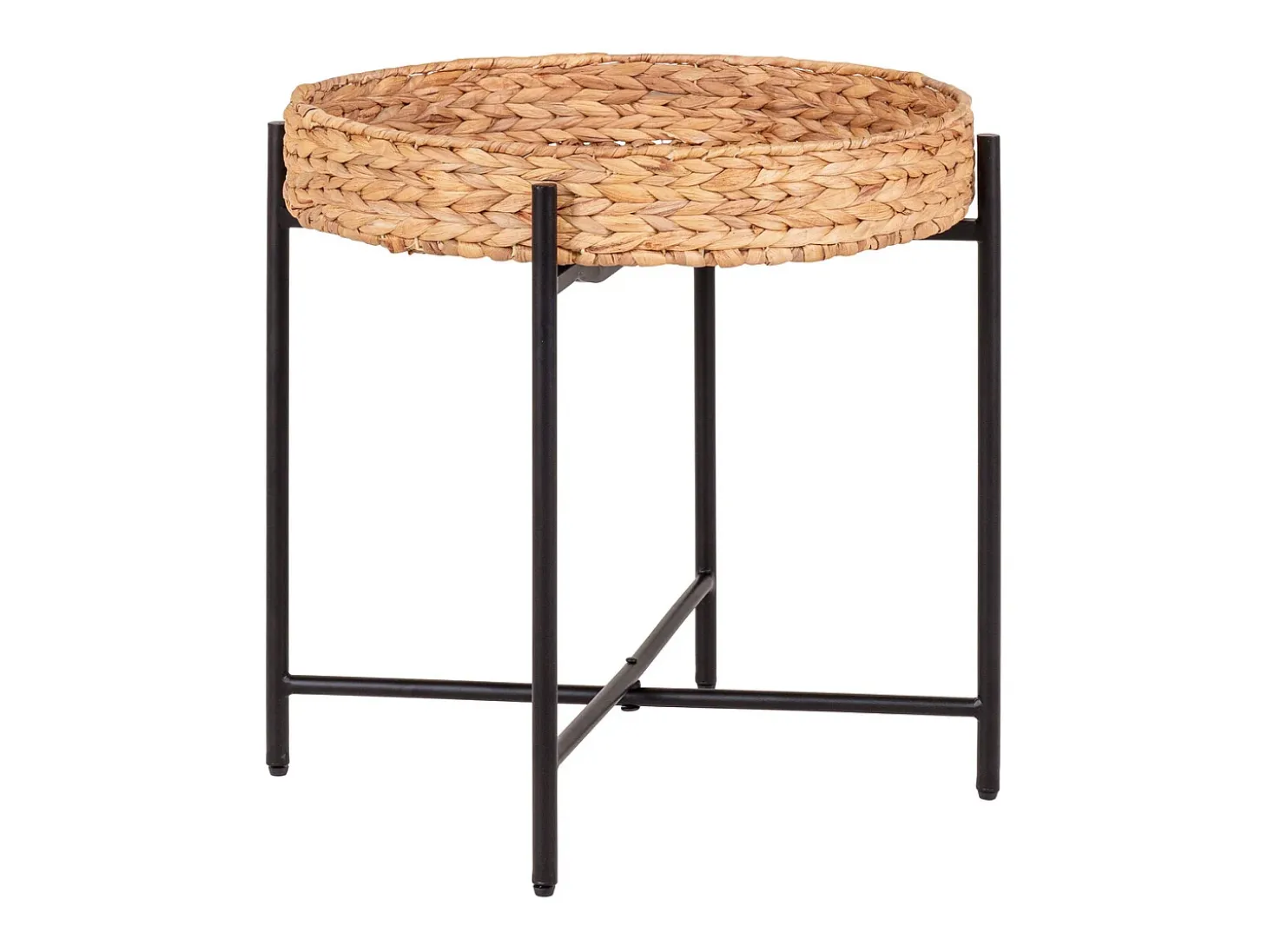 Mesa de Centro Naro, Castanho, 50x50x48,5 cm, Kendra Home