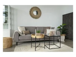 Mesa de Centro Naro, Castanho, 50x50x48,5 cm, Kendra Home