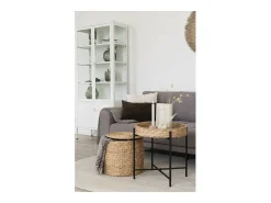 Mesa de Centro Naro, Castanho, 50x50x48,5 cm, Kendra Home
