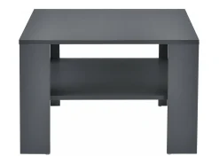 Mesa de centro para sala de estar 60 x 60 x 40 cm cinza escuro 03_0008434