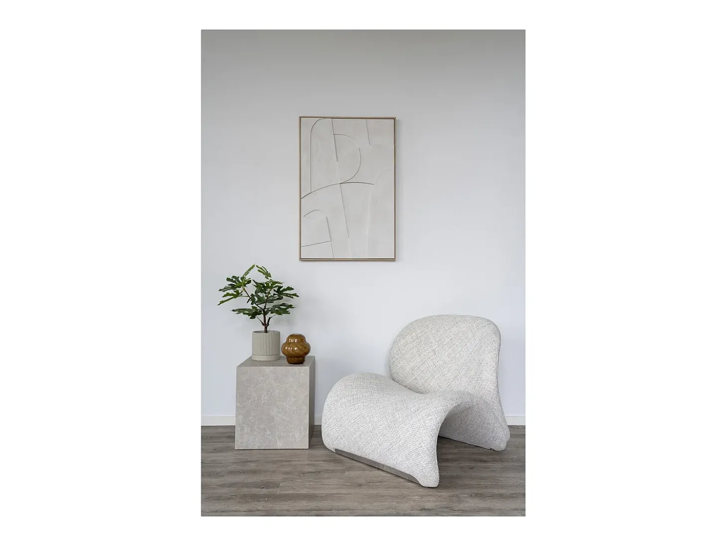 Mesa de Centro Prague, Cinzento, 40x40x45 cm, Kendra Home