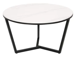 Mesa de centro preto branco modig m66 80x45x80 cm