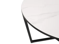 Mesa de centro preto branco modig m66 80x45x80 cm