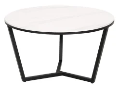 Mesa de centro preto branco modig m66 80x45x80 cm