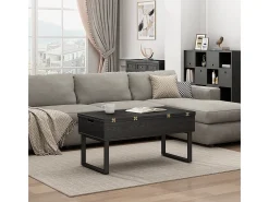 Mesa de centro preto 100x50x48.5 lifty