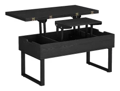 Mesa de centro preto 100x50x48.5 lifty