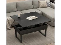 Mesa de centro preto 100x50x48.5 lifty