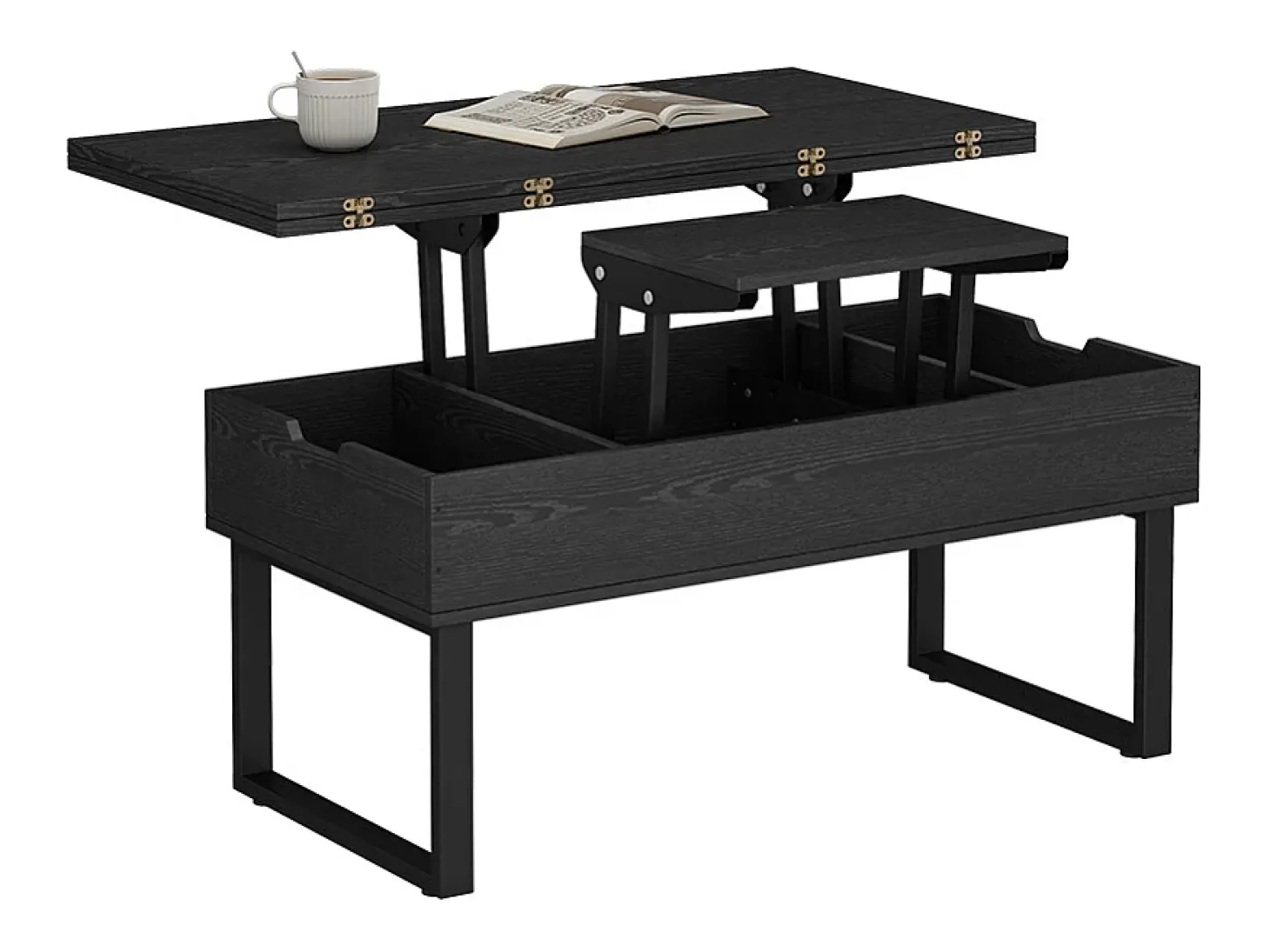 Mesa de centro preto 100x50x48.5 lifty