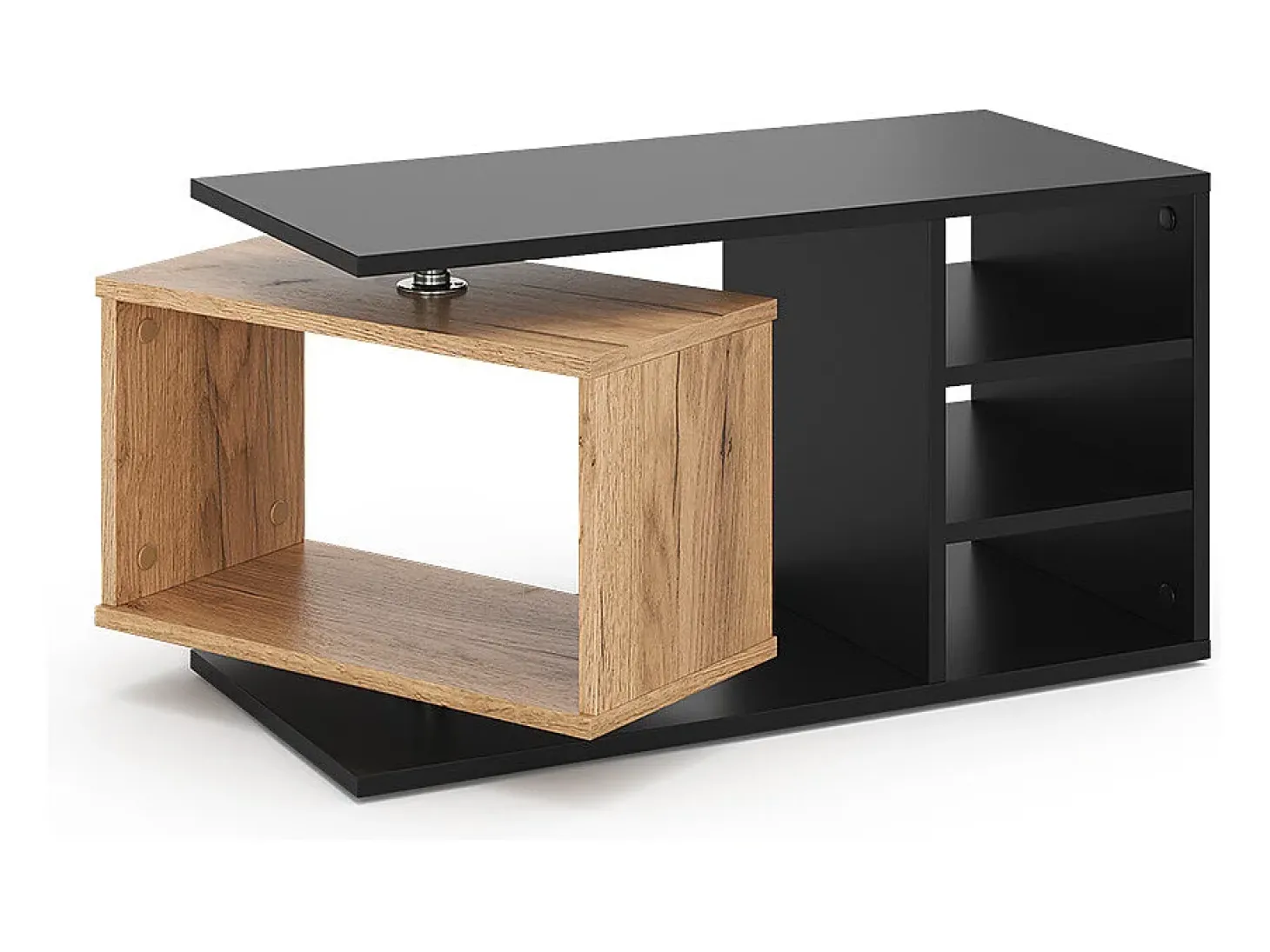 Mesa de centro preto 88x35x40 rafi